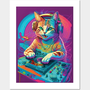Dj Cat Posters and Art